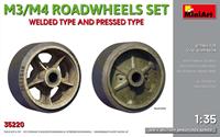 miniart M3/M4 Roadwheels Set - welded type and pressed type