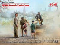 icm WWII French Tank Crew (4 figures)