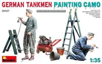 miniart German Tankmen. Painting Camo