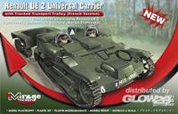 miragehobby Renault UE 2 Universal Carrier with Tracked Transport Trolley