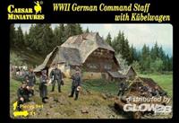 caesarminiatures WWII German Command Staff with Kübelwagen