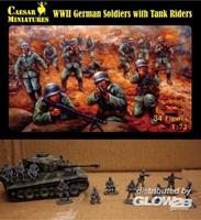 caesarminiatures WWII German Soldiers with Tank Riders