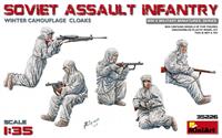 miniart Soviet Assault Infantry (Winter Camouflage Cloaks)