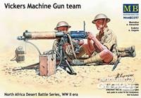 masterboxplastickits Vickers machine-gun crew, Desert battle