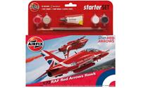 airfix Medium Starter Set - RAF Red Arrows Hawk