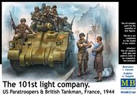 masterboxplastickits 101. Light Coy US Paras & Brit. Tanker 1944
