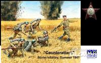 masterboxplastickits Counterattack, Soviet infantry, 1941