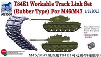 broncomodels T-84E1 Workable Track Link Set(RubberTyp for M46/M47