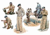 masterboxplastickits British armored troops Africa