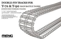 mengmodels Double-Pin Tracks for T-72 & T-90 Main Battle Tanks (Cement-Free Workable)