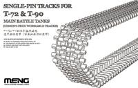 mengmodels Single-Pin Tracks for T-72 & T-90 Main Battle Tanks (Cement-Free workable)