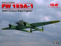 icm Focke-Wulf Fw 189 A-1 WWII German Night Fighter