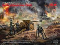 icm Battle of Kursk (July 1943) (T-34-76 (early 1943),Pak 36(r ) with Crew(4 figures))