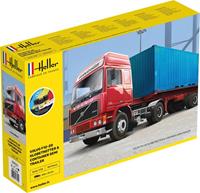 heller F12-20 Globetrotter & Container semi trailer - Starter Kit