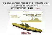 mengmodels U.S. Navy Aircraft Carrier U.S.S. Lexington (Cv-2) - Extreme Edition