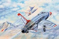 trumpeter F-100D in Thunderbirds livery
