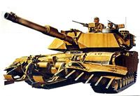 tamiya US M1A1 Abrams Minensucher