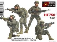 Hobby Fan ROC Modern Infantry - 4 Figuren