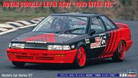 hasegawa Advan Corolla Levin, AE92, 1989 Inter Tec