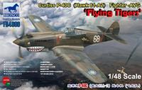 broncomodels Curtiss P-40C (Hawk 81-A2) Fighter -AVG Flying Tigers