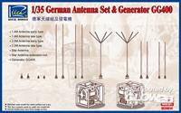 riichmodels German Antenna Set & GG400 Generator (Model kits x2)