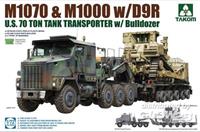 takom U.S. M1070 & M1000 w/D9R 70 Ton Tank Transporter w/Bulldozer