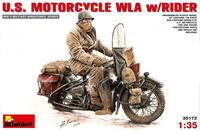 miniart U.S. Motorcycle WLA with Rider