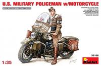 miniart U.S.Millitary Policeman with Motorcycle