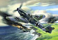 icm Messerschmitt Bf 109 F-2, WWII German Fighter