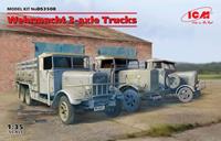 icm Wehrmacht 3-axle Trucks (Henschel 33D1, Krupp L3H163, LG3000)