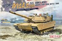 mengmodels USMC M1A1 AIM/U.S.Army M1A1 Abrams TUSK Main Battle Tank