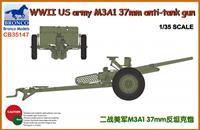 broncomodels WWII US Army M3A1 37mm Anti-Tank Gun