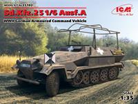 icm Sd.Kfz.251/6 Ausf.A,WWII German Armoured Command Vehicle