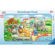 Ravensburger Ausflug in den Zoo Puzzle 15 teilig 06116