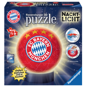 Ravensburger 3D Puzzle Ball - Night Light - FC Bayern Munchen