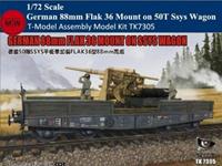 t-model German 88mm FLAK 36 Mount on SSYS Wagon
