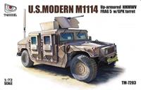 t-model U.S.Modern M1114 Up-armored HMMWV FRAG 5 w/GPK turret