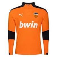 puma Valencia Trainingsshirt 1/4 Reißverschluss - Vibrant Orange/Asphalt