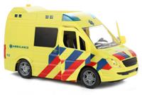 Toi-Toys ambulance junior 21 cm geel