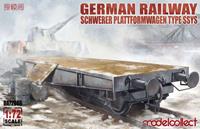 modelcollect German Railway Schwerer Plattformwagen Type ssys 1+1 pack