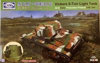 riichmodels Vickers 6-Ton Light Tank Alt B Early Produktion-Finland-VAE 546