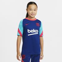 Nike FC Barcelona Strike Voetbaltop met korte mouwen voor kids - Blauw