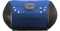Lenco SCD-24BU KIDS Draagbare stereo FM radio met CD-speler - Blauw