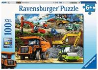 Ravensburger Bouwvoertuigen Puzzel (100 XXL stukjes)