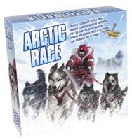 Tactic bordspel Arctic Race 27,5 x 27,5 x 7,3 cm karton blauw