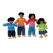 PLANTOYS Puppenhaus Puppenfamilie Afrika Puppenhauszubehör mehrfarbig