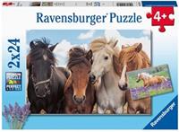 Ravensburger Paardenliefde Puzzel (2 x 24 stukjes)