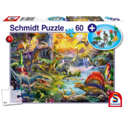 Schmidt Spiele Dinosaurier 60 Teile Puzzle Schmidt-Spiele-56372