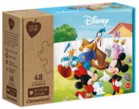 Disney legpuzzel Mickey junior 3 in 1 karton 144 stukjes