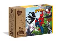 Clementoni legpuzzel Marvel Spider Man junior karton 104 stukjes